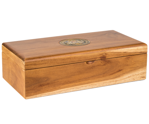 Rare Tea Luxury Wooden Gift Box - 4 Rare Tea Caddies