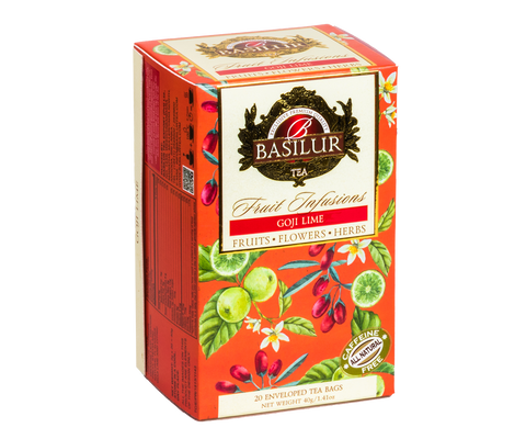 Fruit Infusions - Goji Lime - 20 Enveloped Tea Bags