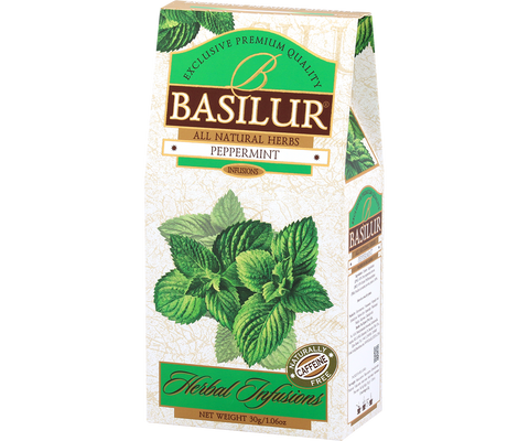 Basilur Tea - Premium Peppermint Tea - 30g Loose Leaf