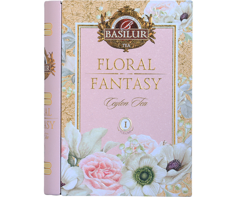 Floral Fantasy I Tea Book - Peppermint, Hibiscus & Rose Green Tea - 100g Loose Leaf