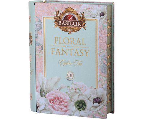 Floral Fantasy III Tea Book - Rose & Cherry Ceylon Green Tea - 100g Loose Leaf