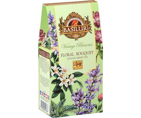 Vintage Blossoms Floral Bouquet - 75g Loose Leaf Green Tea - Refill Pack