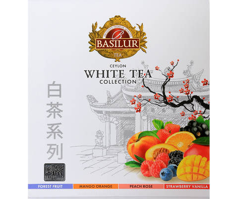 White Tea Collection - 40 Enveloped Tea Bags - 4 Flavours