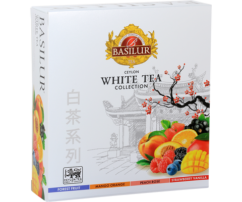 White Tea Collection - 40 Enveloped Tea Bags - 4 Flavours