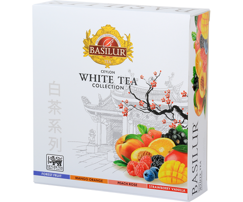 White Tea Collection - 40 Enveloped Tea Bags - 4 Flavours