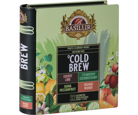 The Cold Brew Assortment Tea Book - 32 Enveloped Tea Bags