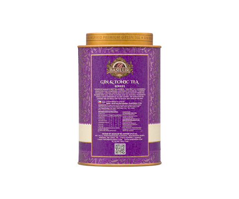 Basilur Gin Tea - Purple Edition - 75g Loose Leaf Green Tea