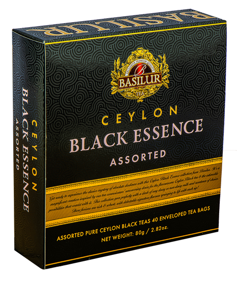 Black Essence Assorted - 40 Enveloped Tea Bags - 4 Flavours