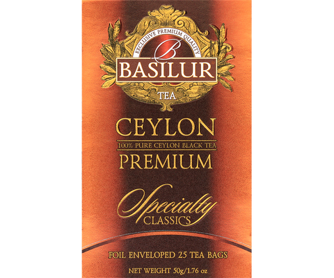 Specialty Classics - Ceylon Premium Black Tea - 25 Enveloped Tea Bags