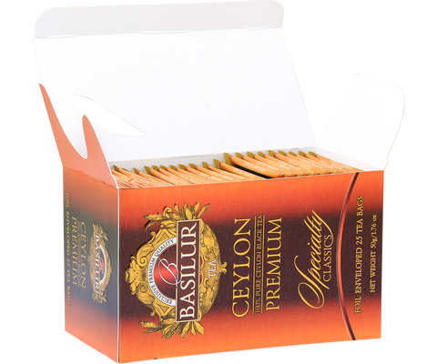 Specialty Classics - Ceylon Premium Black Tea - 25 Enveloped Tea Bags