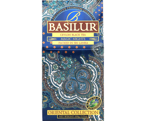 Basilur's Magic Nights Black Tea Blend - 100g Loose Leaf Refill Pack