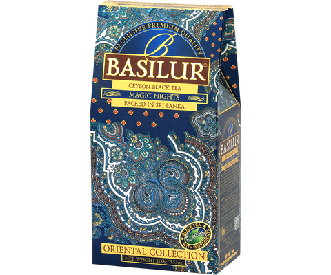 Basilur's Magic Nights Black Tea Blend - 100g Loose Leaf Refill Pack