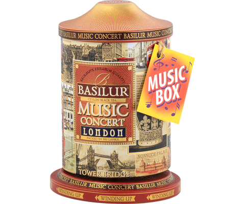 Music Concert Tin Caddy- London - 100g Loose Leaf Black Tea