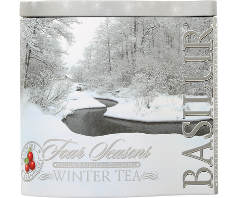 Winter Tea Tin Caddy - 100g Loose Leaf Black Tea