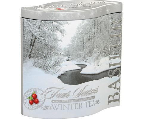 Winter Tea Tin Caddy - 100g Loose Leaf Black Tea