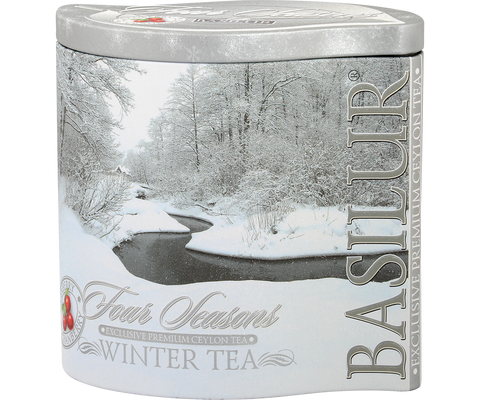 Winter Tea Tin Caddy - 100g Loose Leaf Black Tea