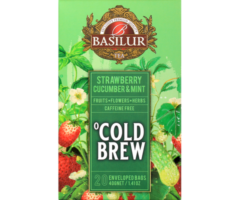 Cold Brew - Strawberry Cucumber & Mint - 20 Enveloped Tea Bags