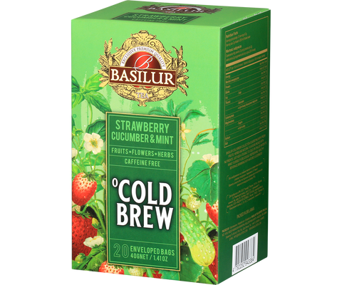 Cold Brew - Strawberry Cucumber & Mint - 20 Enveloped Tea Bags